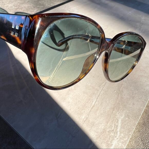 Givenchy Women's Tortoise Shell Sunglasses Gold Brown Black GV 7122 57mm $365 - Picture 8 of 12